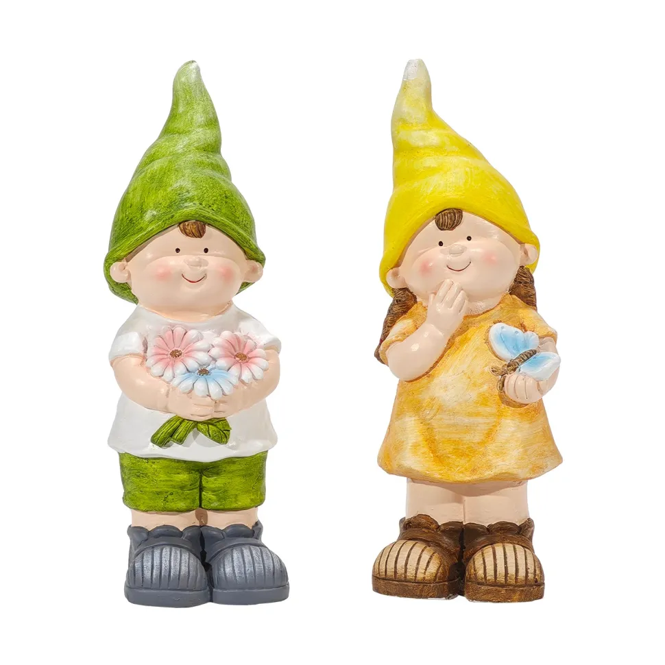 Statua da giardino Bimbo e Bimba
