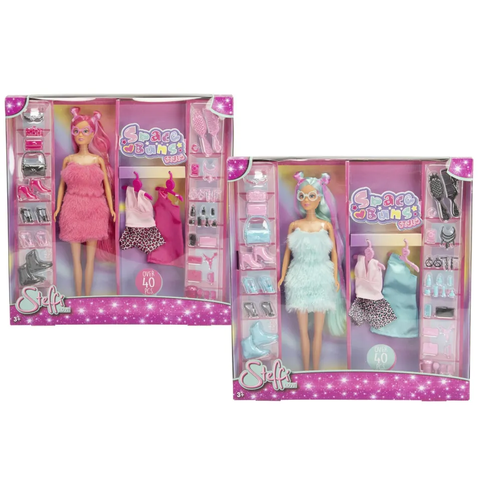 Steffi Love Space Buns Style Bambola con Accessori