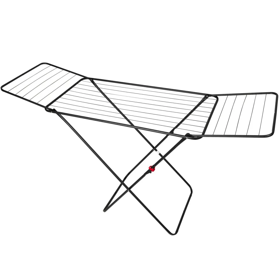 Stendibiancheria Jet 3 in acciaio verniciato Nero
