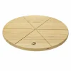 Tagliere girevole in legno diametro 35 cm