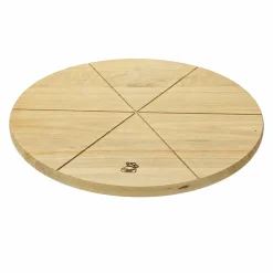 Tagliere girevole in legno diametro 35 cm