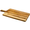 Tagliere Rettangolare con Manico Linea Acacia