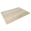 Tagliere Rettangolare in Legno con manico in Acciaio Linea Betulla 45x30 cm
