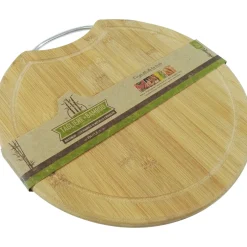 Tagliere rotondo in bamboo diametro 34 cm