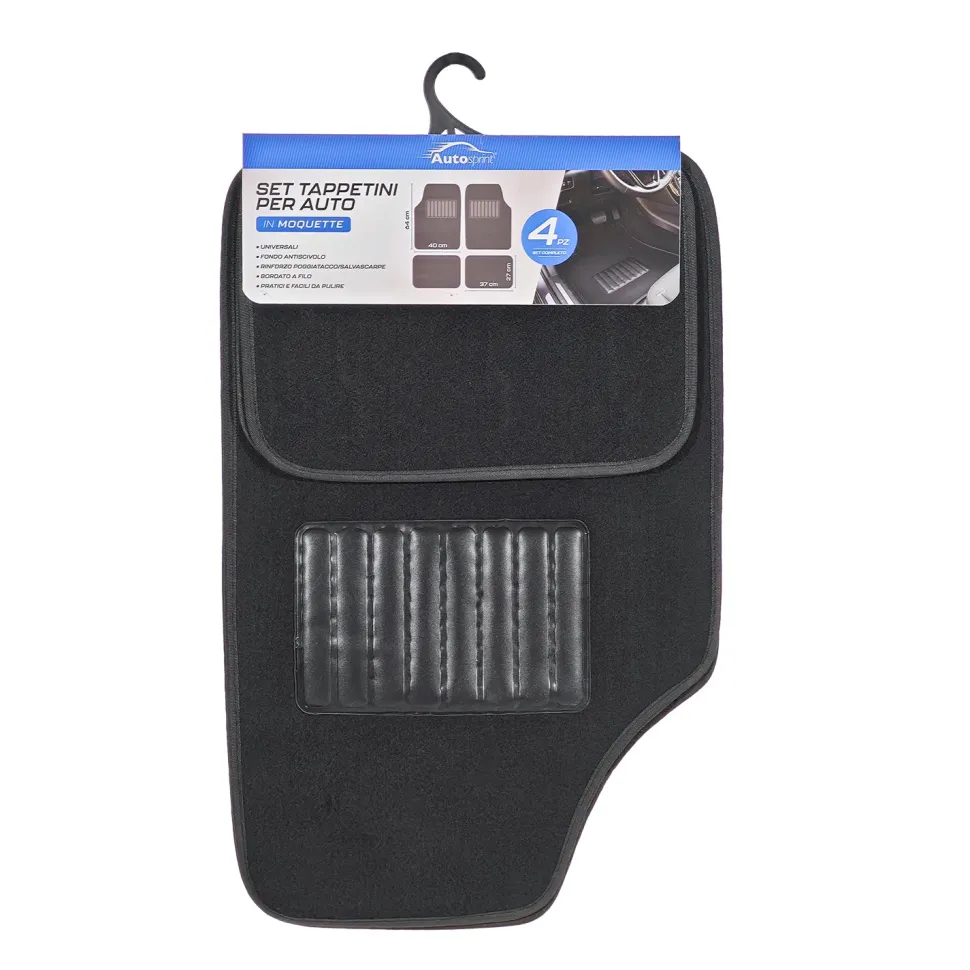 Tappetini auto Universali in Moquette nero