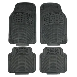 Tappetini Auto Universali in Pvc Nero set 4 pezzi