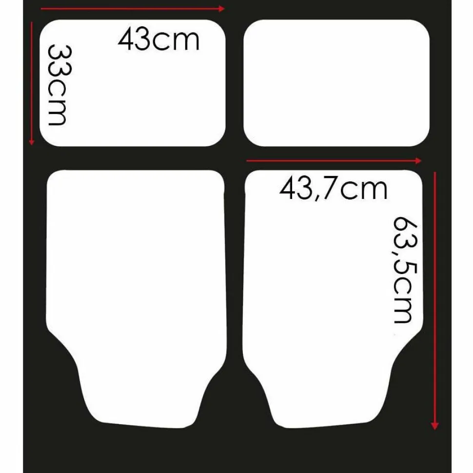 Tappetini Auto Universali set 4 pezzi