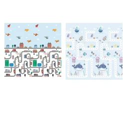 Tappetino Reversibile per Bambini 180x200 cm