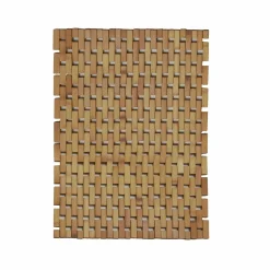 Tappeto Antiscivolo Doccia/Vasca in Bamboo 80x50 cm