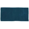 Tappeto Bagno in Ciniglia Petrolio 120x60 cm
