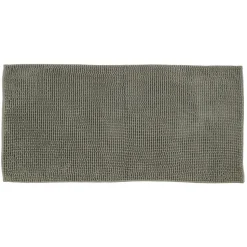 Tappeto Bagno in Ciniglia Tortora 120x60 cm