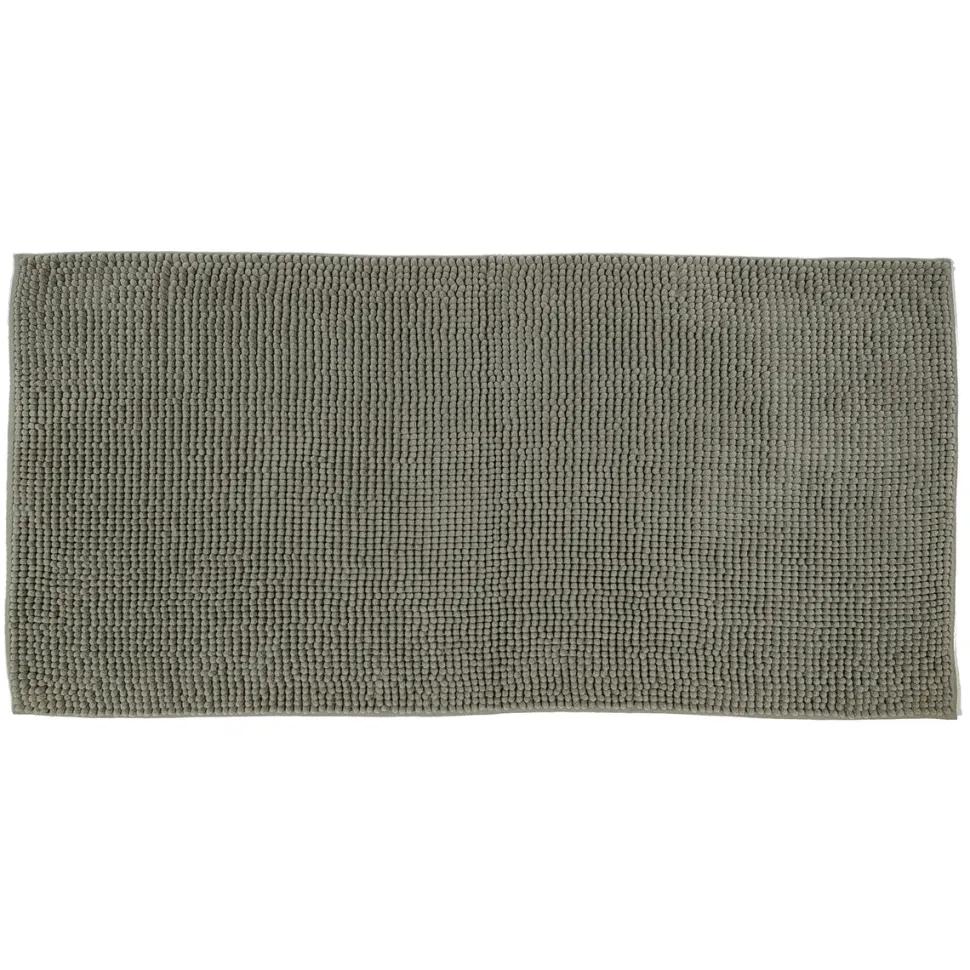 Tappeto Bagno in Ciniglia Tortora 120x60 cm