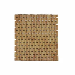 Tappeto bagno per doccia in bamboo 54x54 cm
