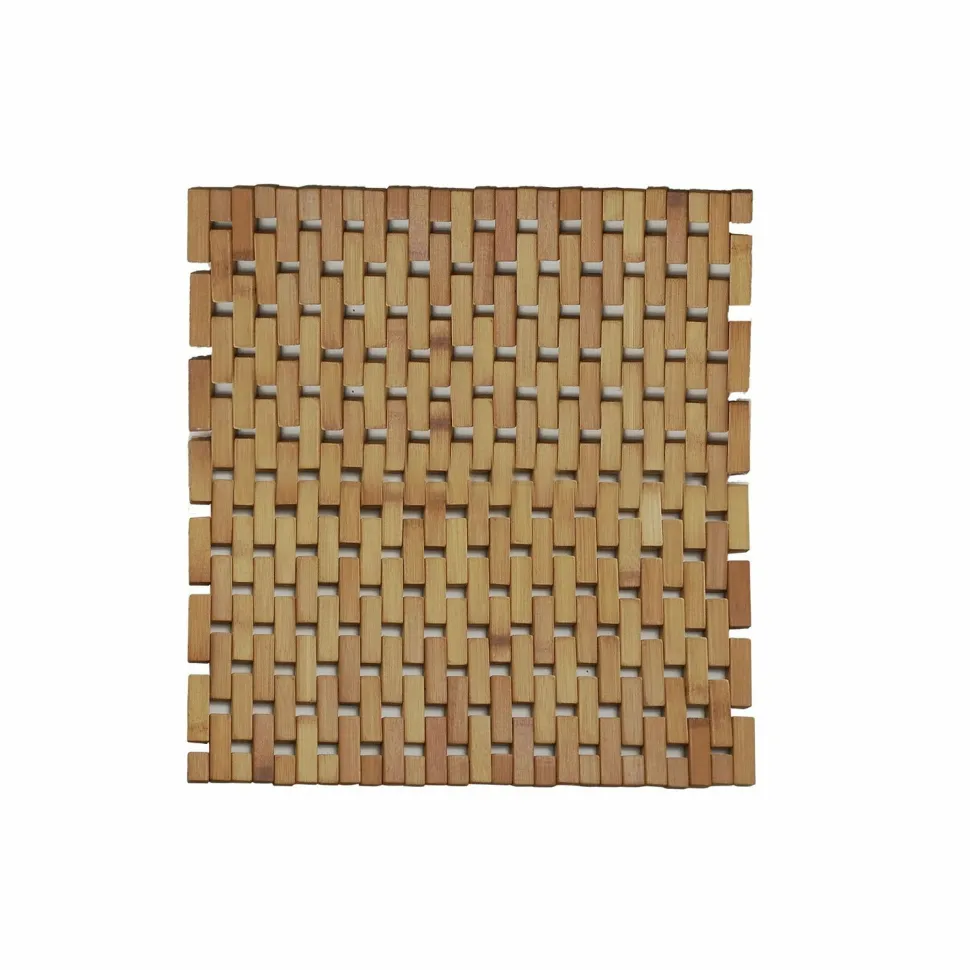 Tappeto bagno per doccia in bamboo 54x54 cm