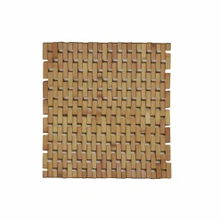 Tappeto bagno per doccia in bamboo 54x54 cm