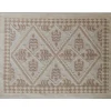 Tappeto Rettangolare Sassari in cotone e poliestere Tortora 120x180 cm