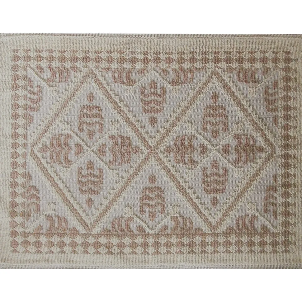 Tappeto Rettangolare Sassari in cotone e poliestere Tortora 120x180 cm