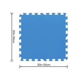 Tappeto sotto piscina componibile e protettivo da 50x50 cm
