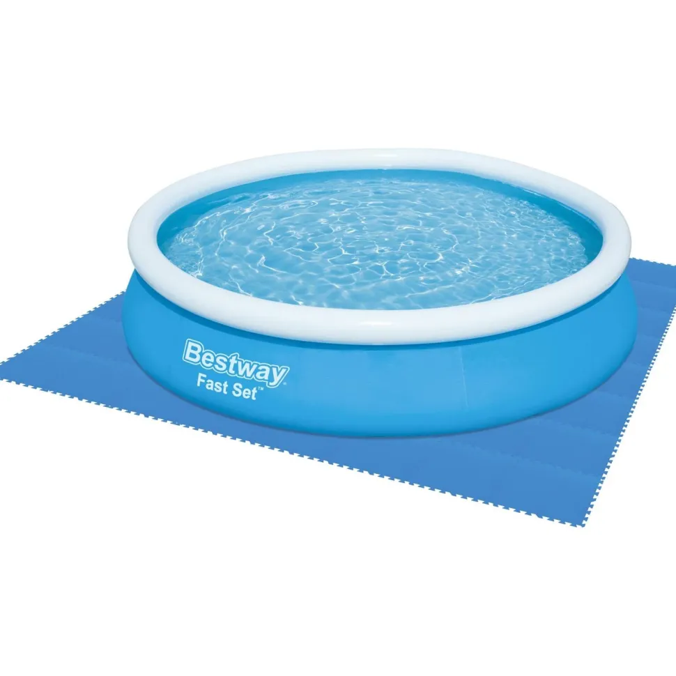 Tappeto sotto piscina componibile e protettivo da 50x50 cm