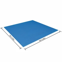 Tappeto sotto piscina Quadrato da 488x488 cm