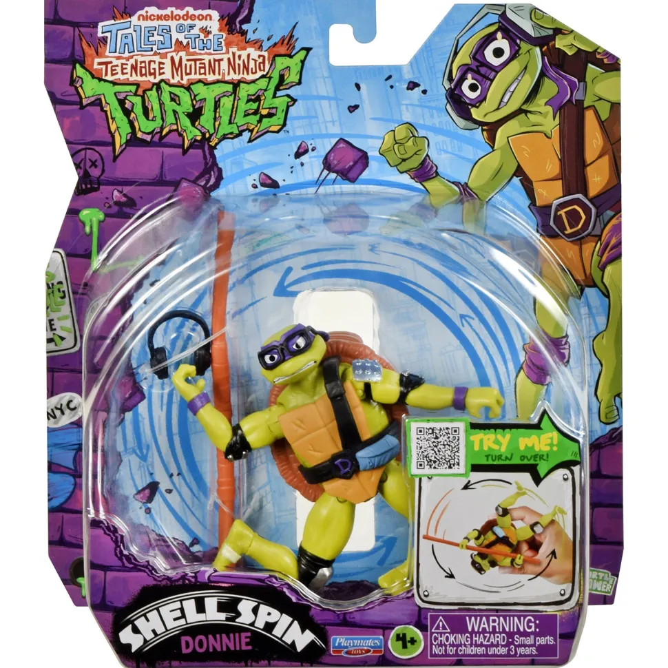 Tartarughe Ninja Shell Spin Action Figure 12 cm Assortita