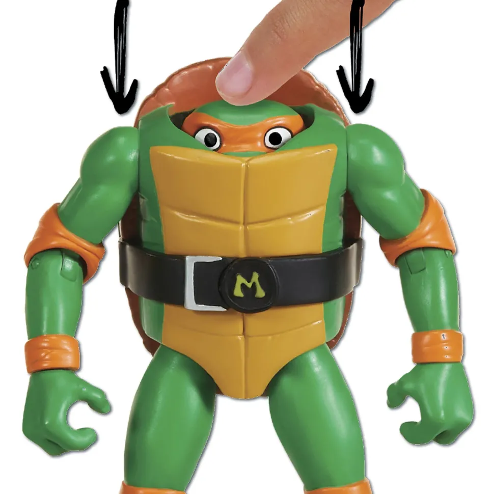Tartarughe Ninja Shell Spin Action Figure 12 cm Assortita