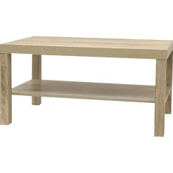 Tavolino con Mensola Legno Naturale