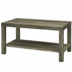 Tavolino con Mensola Legno Rovere