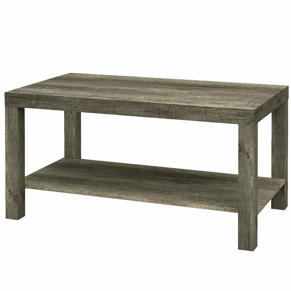 Tavolino con Mensola Legno Rovere