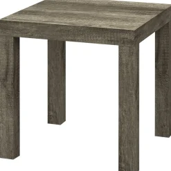 Tavolino quadrato in legno Rovere scuro