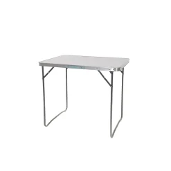 Tavolo da Campeggio Richiudibile in Acciaio 80x60 cm