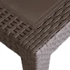 Tavolo da giardino allungabile Queen Linea Rattan Moka