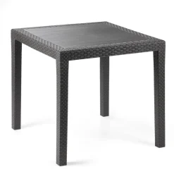 Tavolo da giardino King Antracite Linea Rattan
