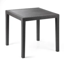 Tavolo da giardino King Antracite Linea Rattan