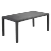 Tavolo da giardino Rettangolare Joker Antracite Linea Rattan