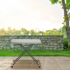Tavolo da giardino Richiudibile Bianco