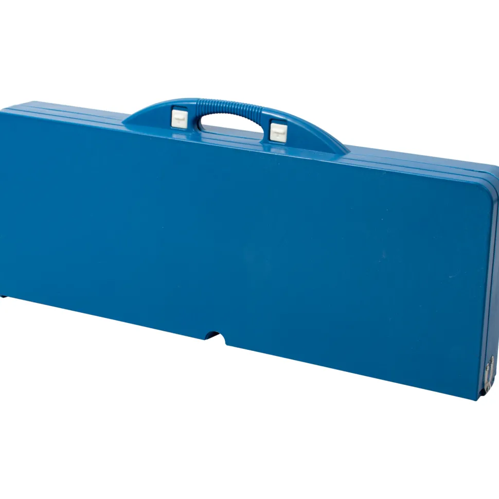 Tavolo da Pic-nic con panche integrate 4 posti Blu richiudibile a valigetta