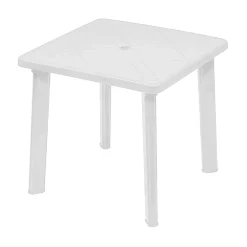 Tavolo Rodi in Polipropilene Bianco 80x83 cm
