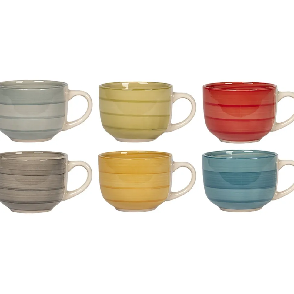 Tazza in stoneware Multicolor Tipika 48 cl