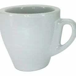 Tazzine da caffè in stoneware bianche Linea Caribe