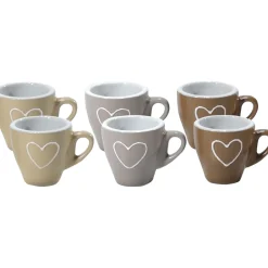 Tazzine da caffè in stoneware colorate 9 cl