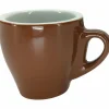 Tazzine da caffè in stoneware marrone Linea Caribe