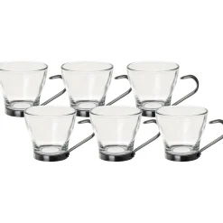 Tazzine da caffè in vetro 6 pezzi