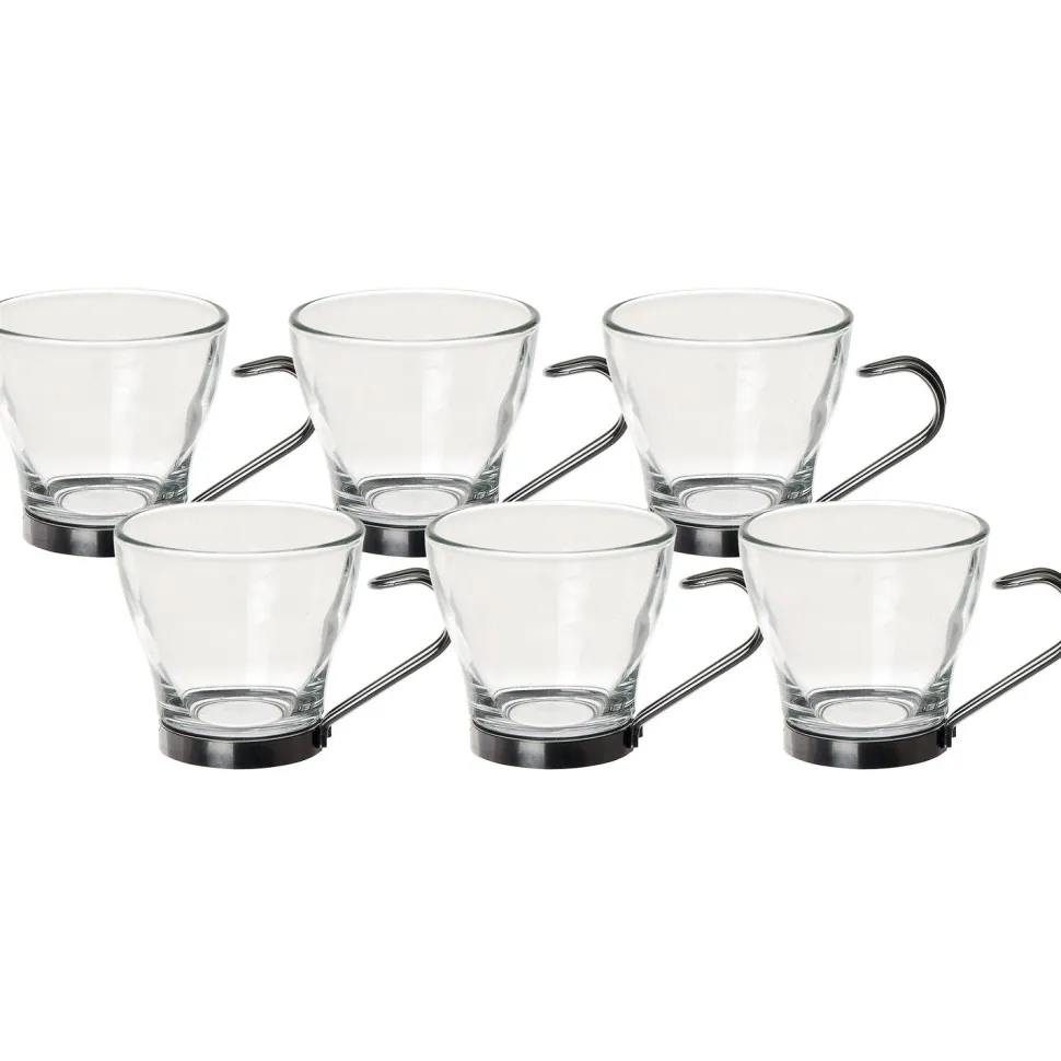 Tazzine da caffè in vetro 6 pezzi