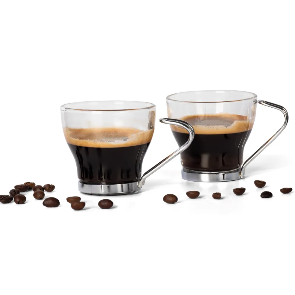 Tazzine da caffè in vetro 6 pezzi