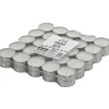 Tealight Candele Bianche non profumate in alluminio diametro 3,6 cm