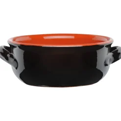Tegame Alto con 2 Manici in Terracotta Linea Valdelsa 26 cm