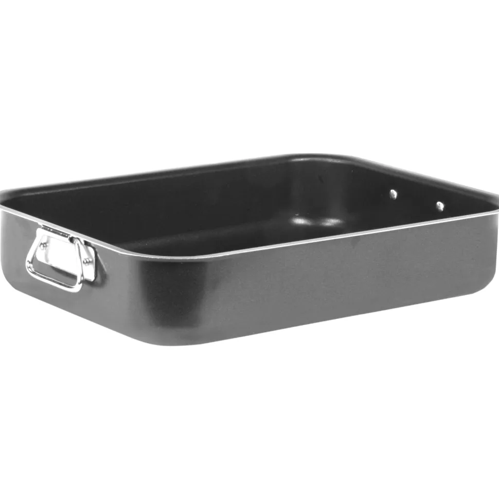 Teglia antiaderente in alluminio Linea Ambra 42x30 cm