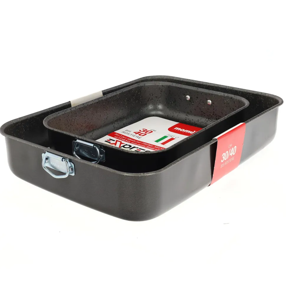 Teglia da forno Rostiere set 2 pezzi Linea Express 30/40 cm