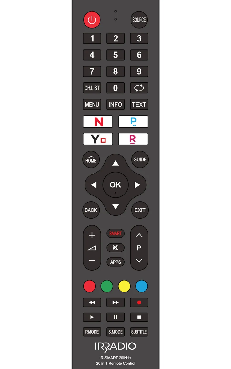 Telecomando Universale IR-SMART 20in1+